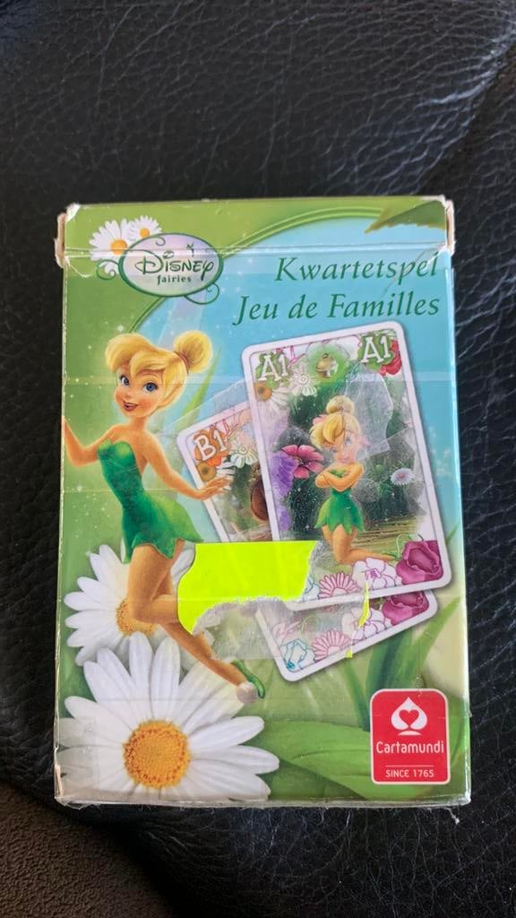 Disney Fairies kwartetspel van Cartamundi., Verzamelen, Ophalen, Zo goed als nieuw