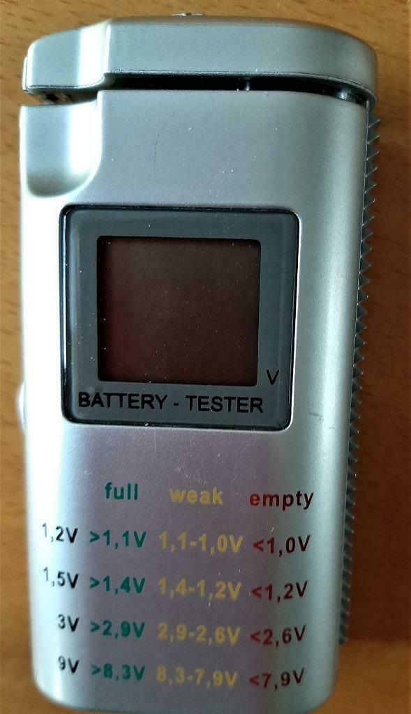 Te koop:  Battery tester., Ophalen of Verzenden, Zo goed als nieuw, Overige merken