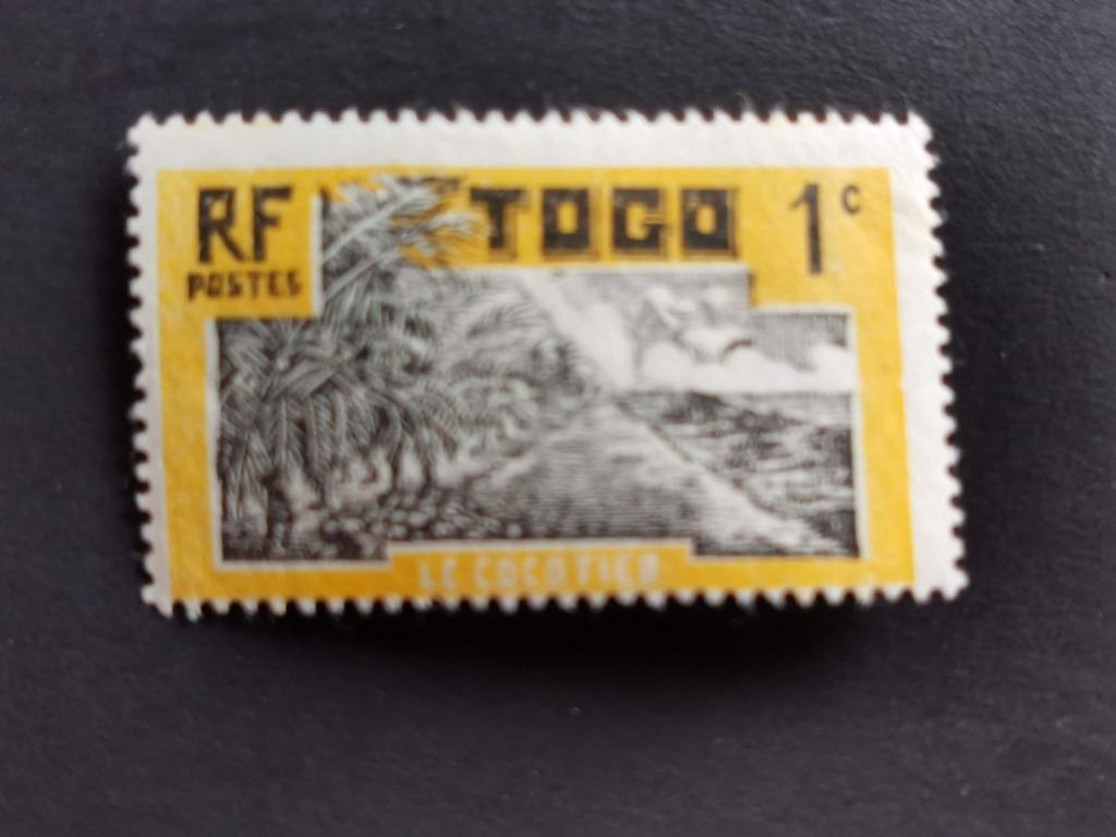 Togo 1924 - palmbomen, Ophalen of Verzenden, Postfris