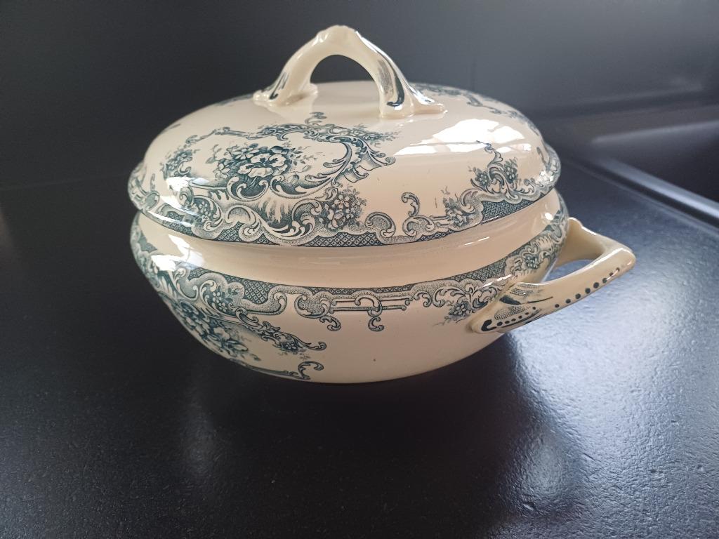 BFK Dauphin antieke serveerschaal - 19de eeuw, Antiek en Kunst, Ophalen of Verzenden