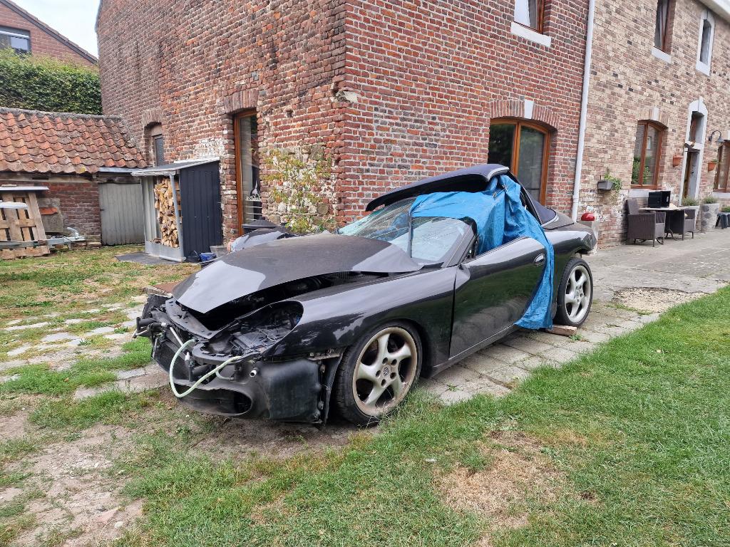 Pièces Porsche 911 996 Cabriolet, Autos : Divers, Voitures accidentées, Cabriolet, Automatique, Enlèvement, 3400 cm³