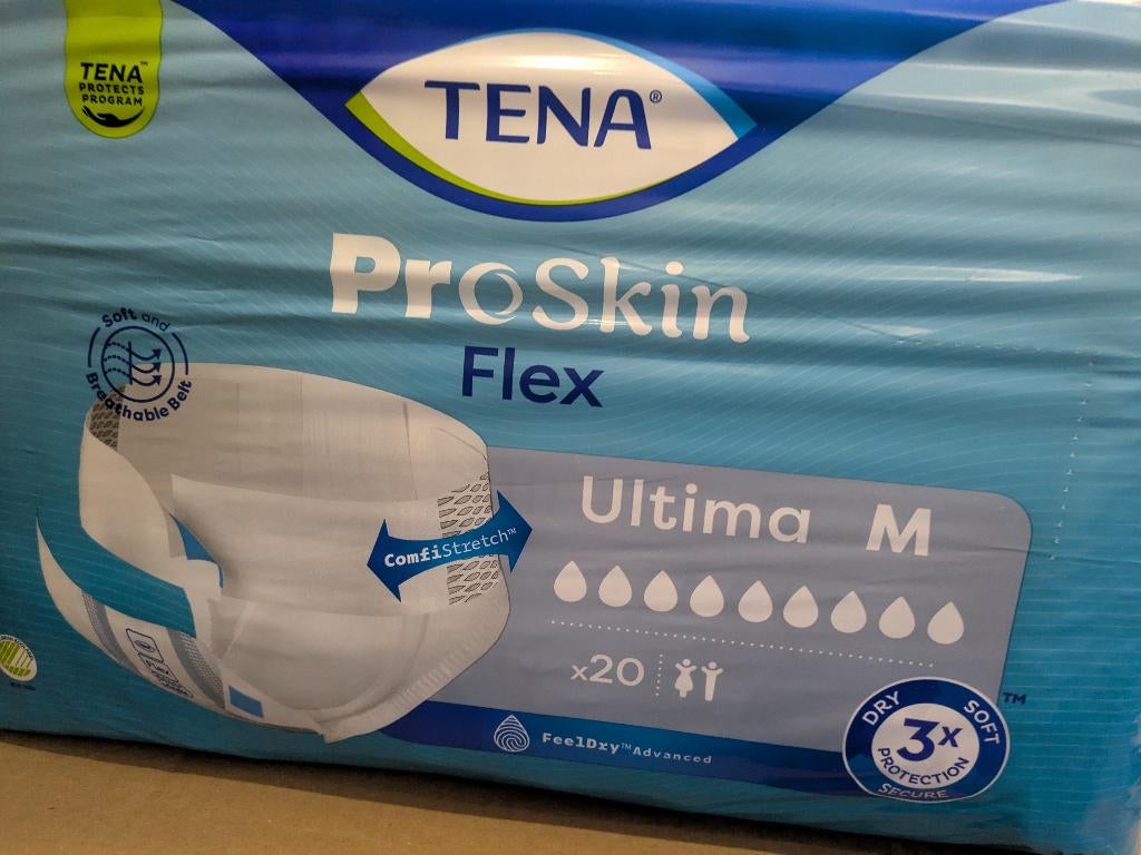 Luiers - pampers TENA PROSKIN FLEX ULTIMA M -50% korting, Diversen, Verpleegmiddelen, Nieuw, Ophalen of Verzenden