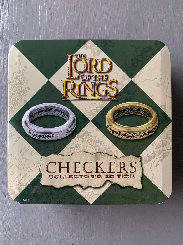 Damspel: Lord of the Rings, Ophalen of Verzenden, Zo goed als nieuw, Spel
