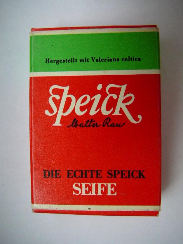 oud klein Speick zeepje + doosje, Verzamelen, Ophalen of Verzenden, Nieuw, Gebruiksvoorwerp