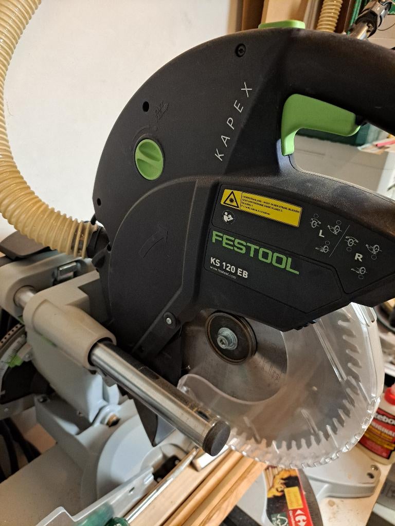A loué machine festool, Ophalen