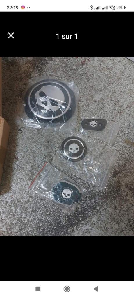 Cover skull sporster, Motoren, Ophalen of Verzenden