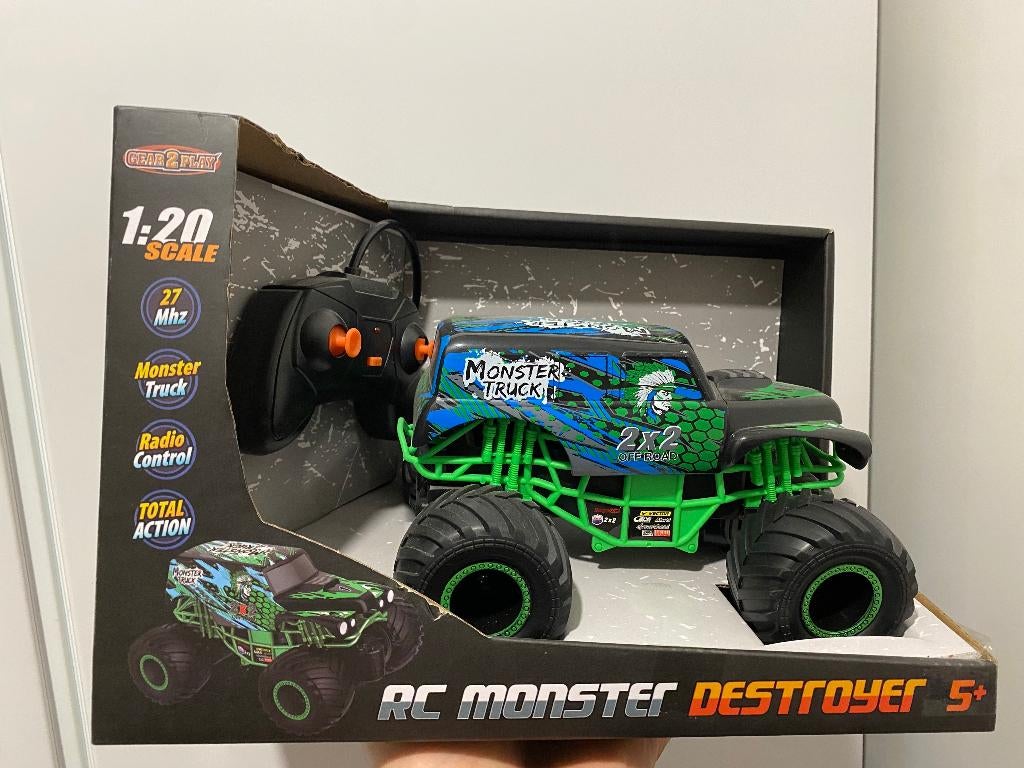 Monstertruck Monster Destroyer RC 1:20, Ophalen, Nieuw
