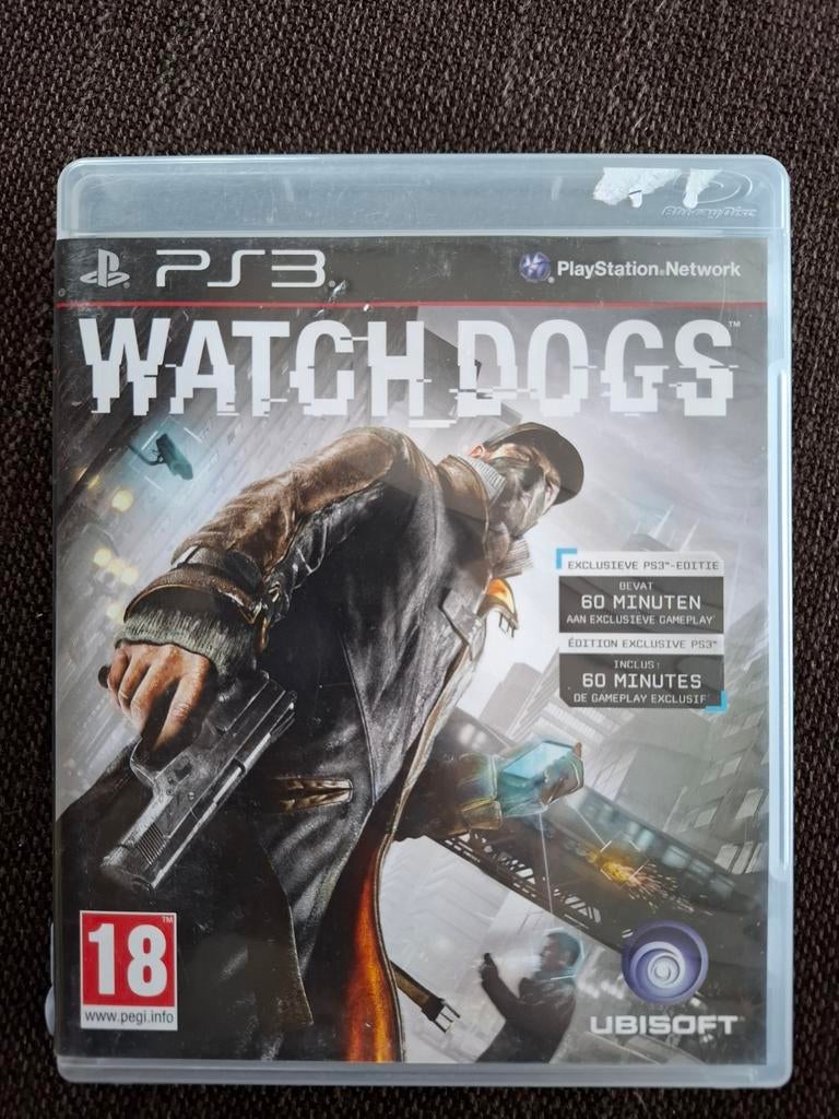 PS3 Watch dogs (compleet), Ophalen of Verzenden, Zo goed als nieuw