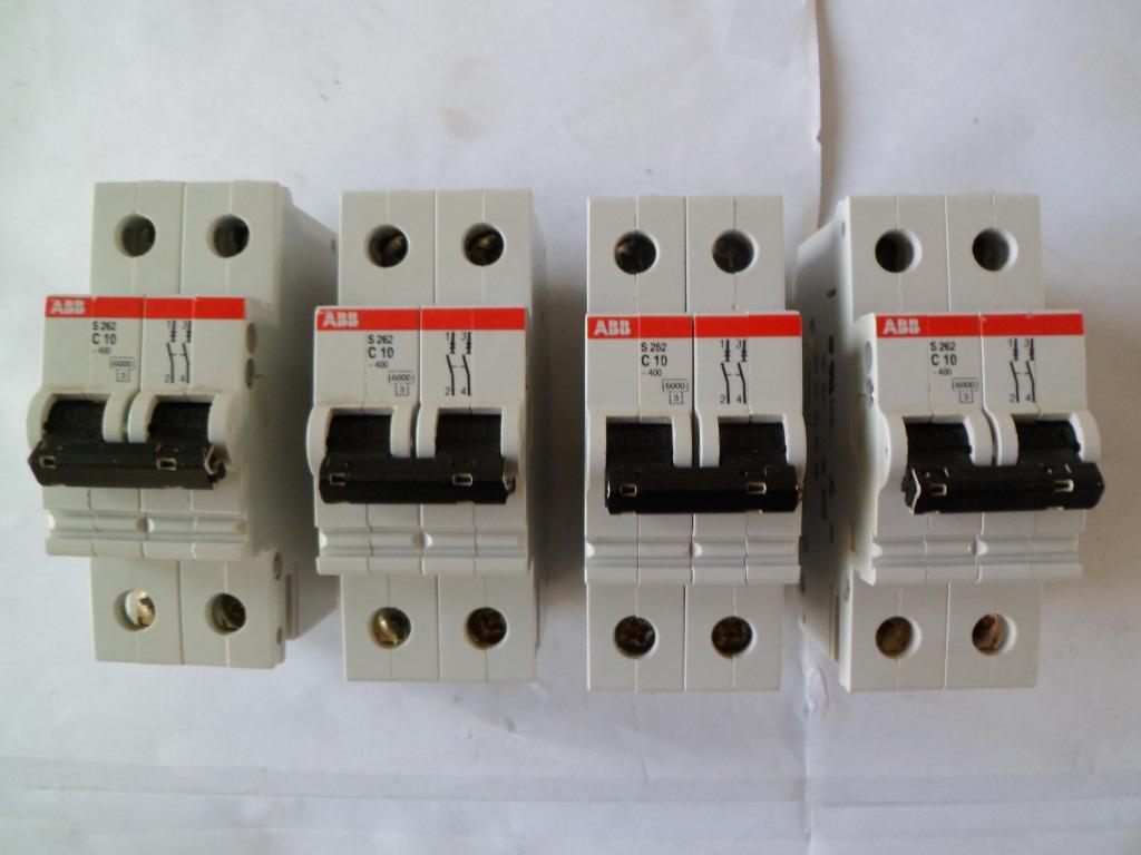 ABB Automatic S 262 C10, 10 A, 400 VAC, 2 pôles, comme neuf,, Enlèvement ou Envoi, Comme neuf