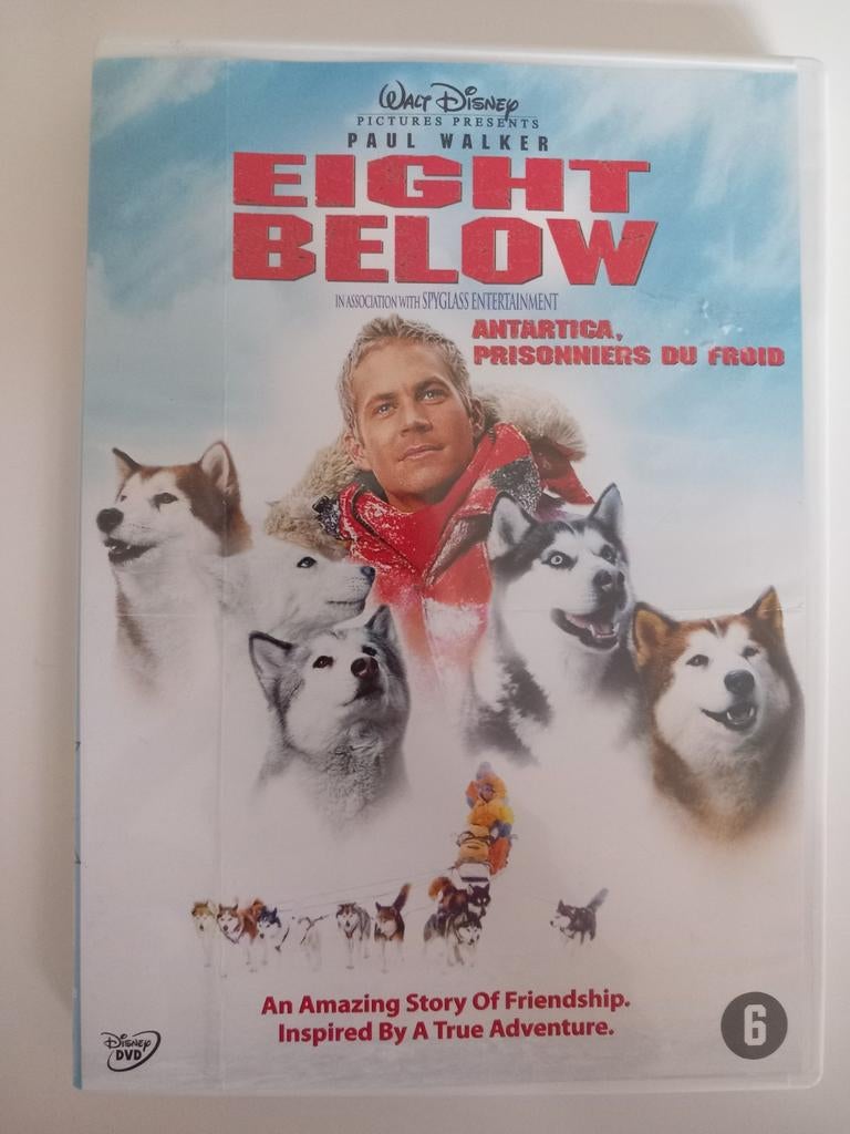Dvd Eight Below van Walt Disney (Jeugdfilm), Cd's en Dvd's, Ophalen of Verzenden, Zo goed als nieuw