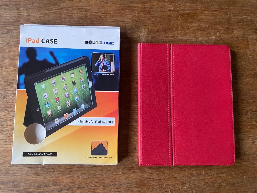 Soundlogic iPad-hoesje iPad 1 iPad 2 iPad 3 hoesje lederlook, 10 inch, Gebruikt, Verzenden, IPad 1 iPad 2 iPad 3