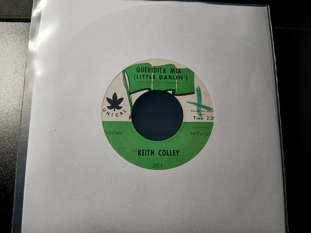 Keith Colley - Popcorn Oldie Queridita Mia (Little Darlin'), Enlèvement ou Envoi, Comme neuf, Pop