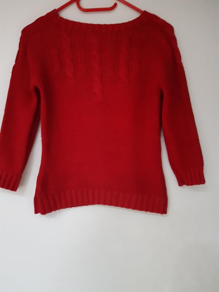 Rode trui maat S, Kleding | Dames, Ophalen of Verzenden, Zo goed als nieuw, Maat 36 (S)
