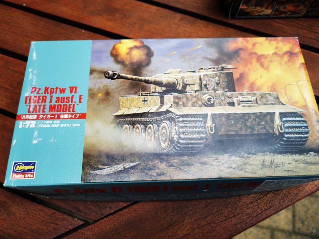 Hasegawa MT36 PZ. Ouvreur supérieur complet VI Tiger 1 modèl, Autres marques, 1:50 ou moins, Tank, Enlèvement ou Envoi