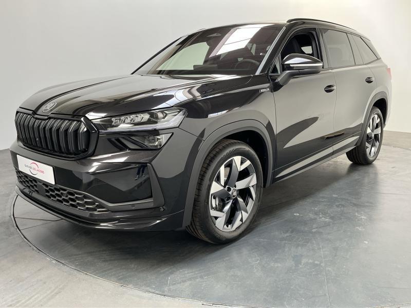 Skoda Kodiaq Sportline, Auto's, Skoda, Automaat, 1498 cc, Zwart, Bedrijf