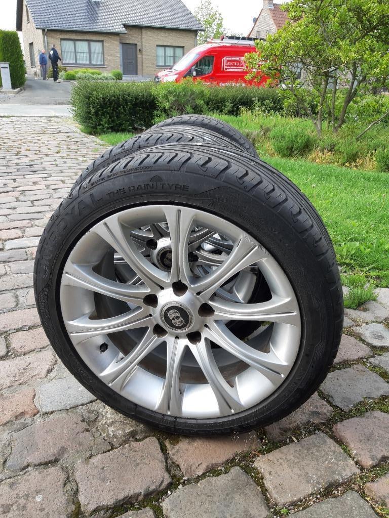 banden op velgen, Auto-onderdelen, Banden en Velgen, Ophalen, Gebruikt, 17 inch, Winterbanden