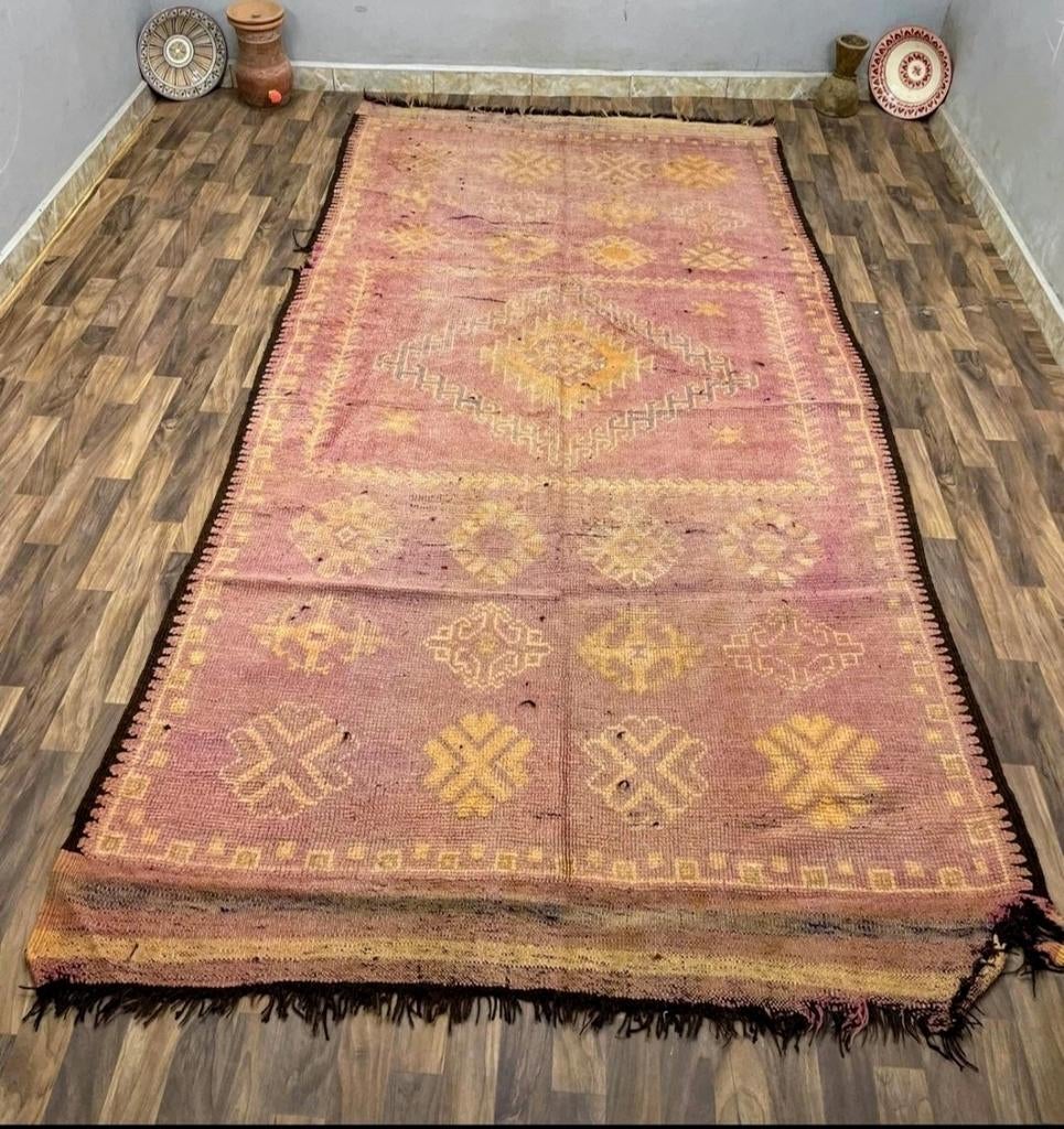 Authentiek Marokkaanse boujaad tapijt, Huis en Inrichting, Stoffering | Tapijten en Vloerkleden, Zo goed als nieuw, 200 cm of meer