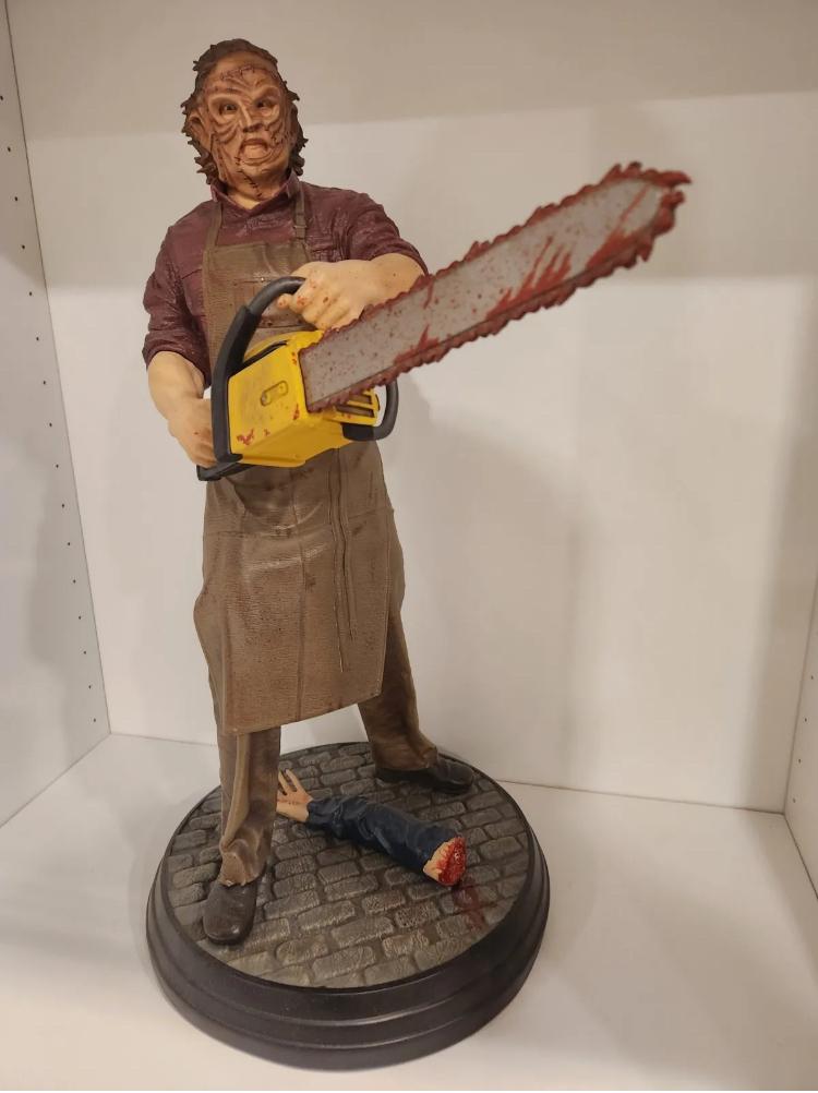 Leatherface 1/4 van HCG - op 500 exemplaren, Verzamelen, Film en Tv, Ophalen of Verzenden
