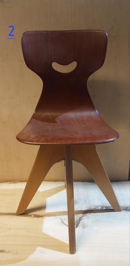Chaises pour enfant vintage en pagholz (pagwood) par Adam St, Enlèvement, Utilisé, Chaise(s)