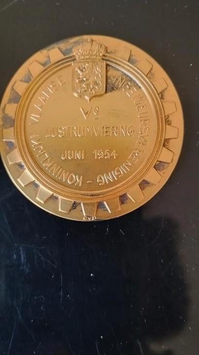 Bronzen penning medaille kviv, Ophalen of Verzenden