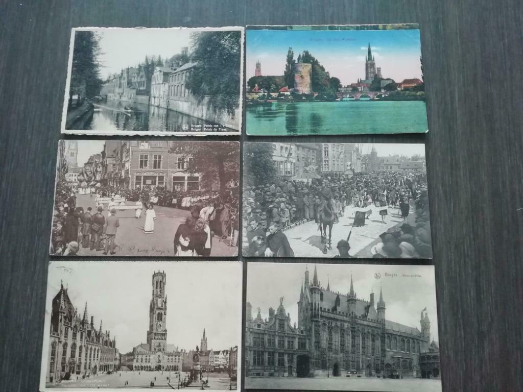 Brugge 20 oude postkaarten, Verzamelen, Postkaarten | België, Ophalen of Verzenden