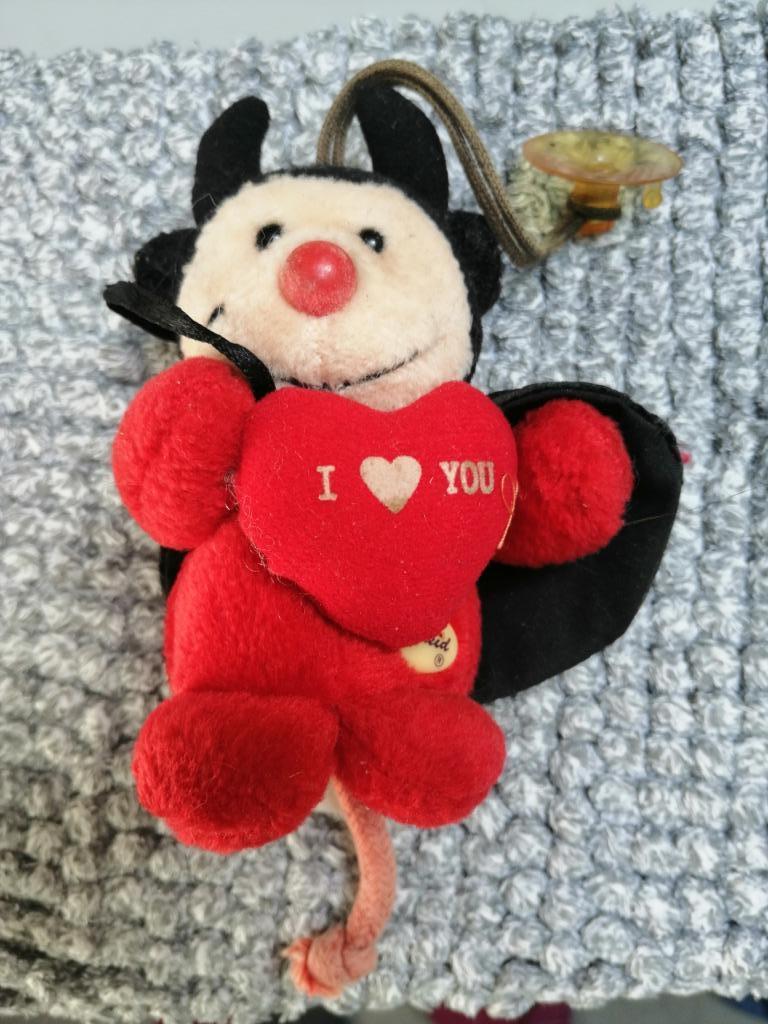 knuffel duiveltje, Kinderen en Baby's, Speelgoed | Knuffels en Pluche, Ophalen of Verzenden, Gebruikt