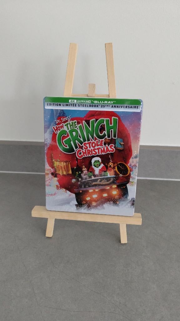 Nieuwe Le Grinch 4K steelbook boxset, blisterverpakking, Ophalen of Verzenden, Nieuw in verpakking, Boxset