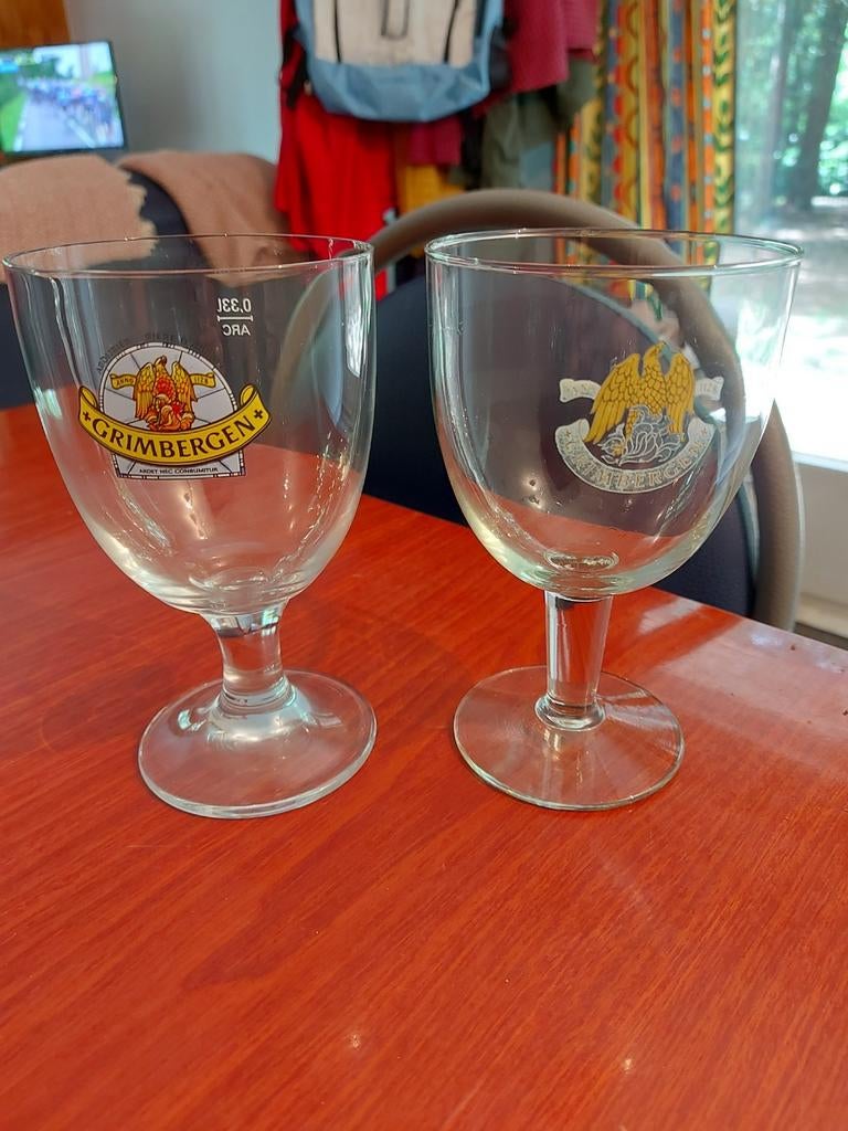 2 verres de Grimbergen, Enlèvement ou Envoi, Comme neuf