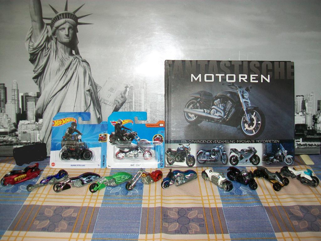 Hot Wheels Hotwheels - Motor Moto Motorcycle Brommer - Retro, Ophalen of Verzenden, Gebruikt, Motoren