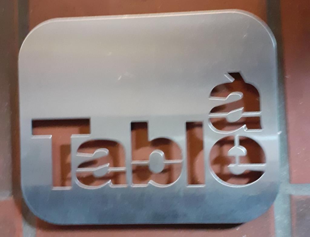 sous plat en inox a table, Enlèvement ou Envoi, Comme neuf