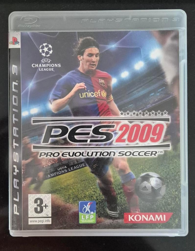 PES 2009 PS3, Consoles de jeu & Jeux vidéo, Enlèvement ou Envoi, Utilisé, À partir de 3 ans, 3 joueurs ou plus