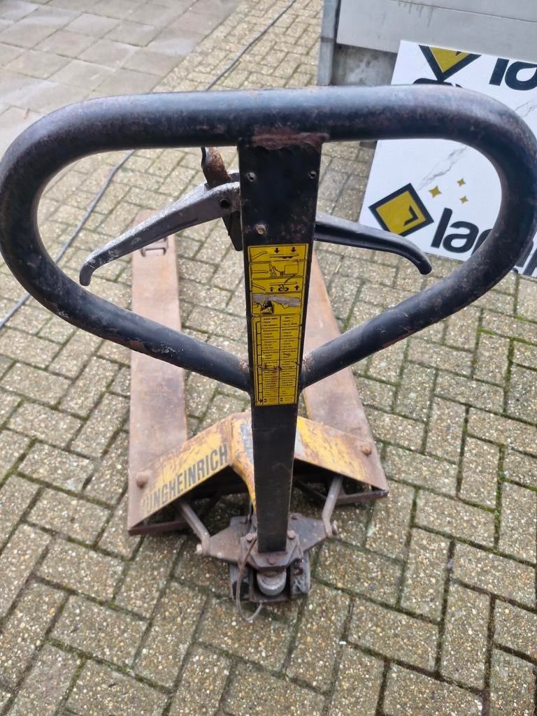 Transpalette Jungheinrich modèle large 2000 kg, Enlèvement