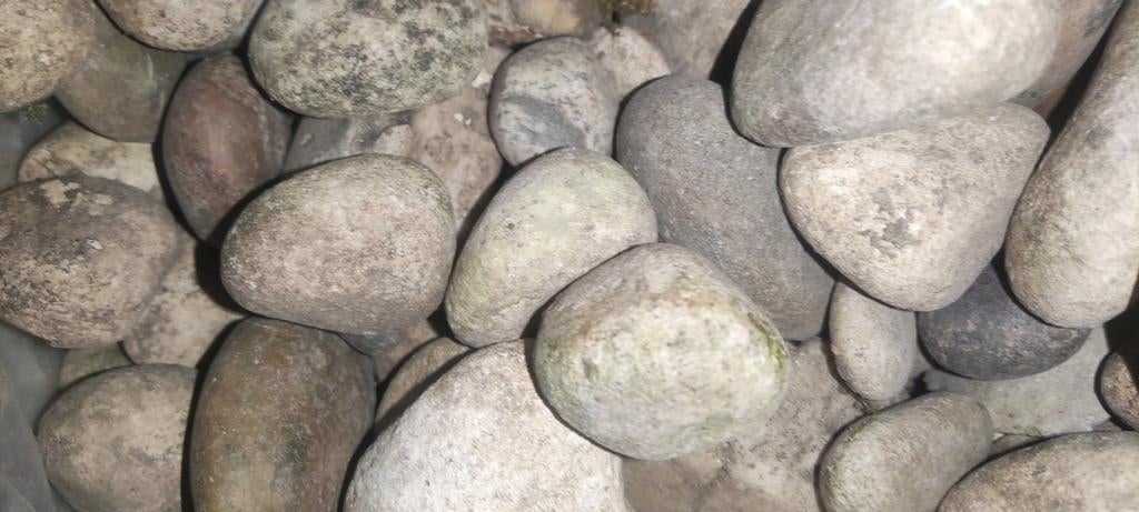 Galets blanc de 4 à 6cm., Jardin & Terrasse, Gravier, Rochers & Caillasse, Enlèvement, Utilisé, Blanc
