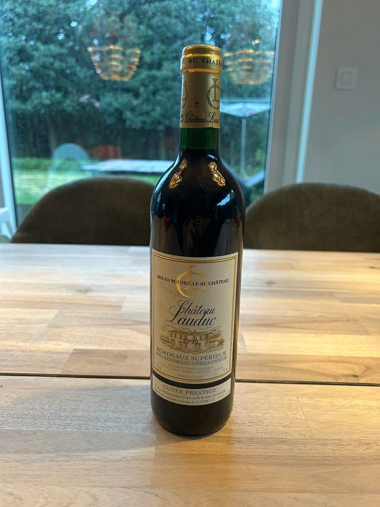 1999 Château Lauduc - Cuvée Prestige (Bordeaux), Collections, Vins, Enlèvement, France, Vin rouge