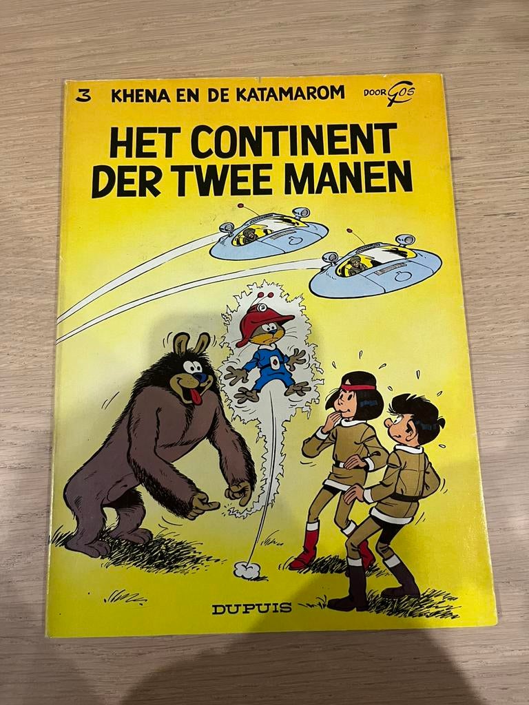 Khena en de Katamarom - 3 - Het continent der twee manen, Eén stripboek, Ophalen of Verzenden
