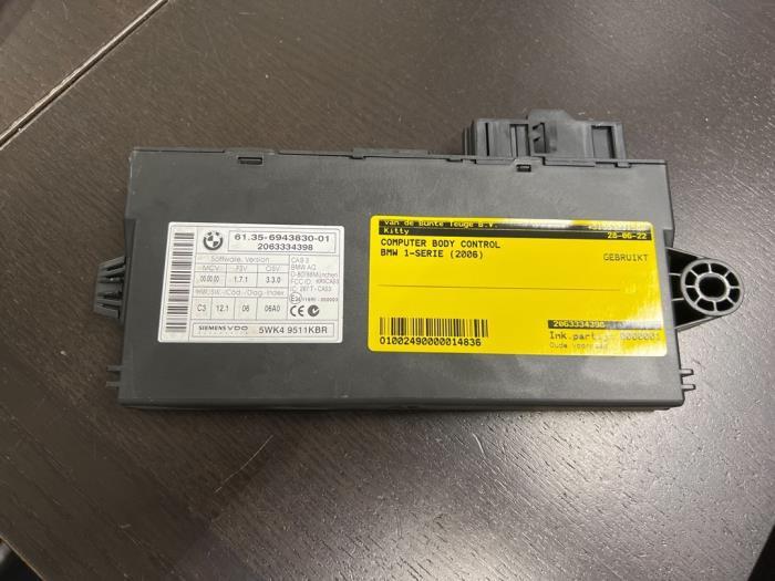 Computer Body Control van een BMW 1-Serie, Ophalen of Verzenden, 3 maanden garantie, Gebruikt