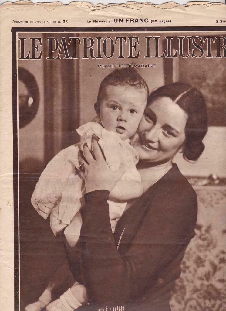 Le Patriote Illustré; - 8 septembre 1935., Ophalen of Verzenden, 1920 tot 1940, Tijdschrift