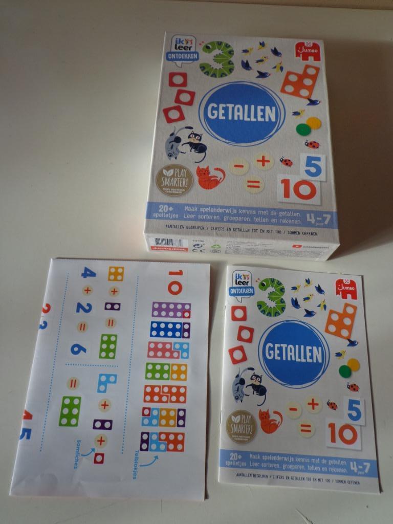 Jumbo spel 'ik leer ontdekken' getallen, Ophalen, Zo goed als nieuw, Ontdekken