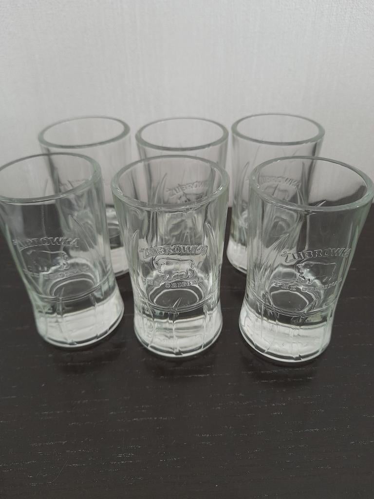Wodka Zubrowka glaasjes, Ophalen of Verzenden, Nieuw