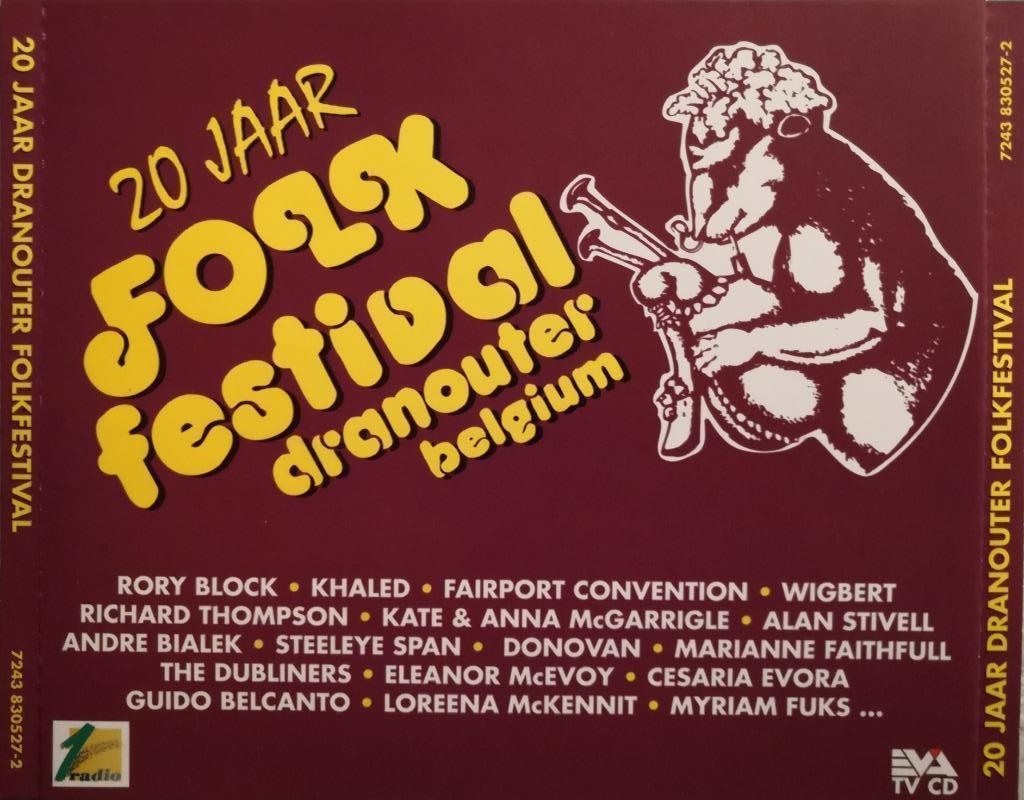 20 jaar Dranouter folkfestival (2 CD box compilatie)), Ophalen of Verzenden, Zo goed als nieuw, Pop