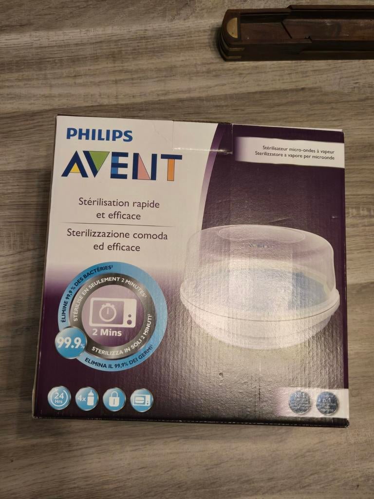 Stérilisateur micro onde avent philips 2 de dispo, Enlèvement ou Envoi, Comme neuf, Stérilisateur