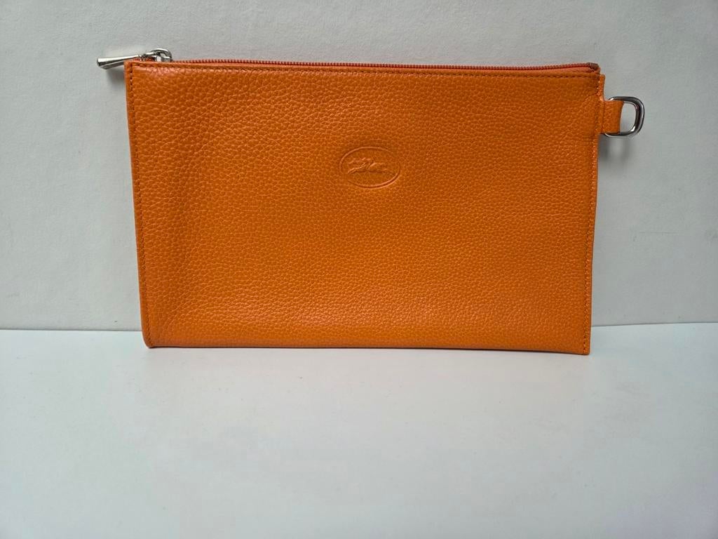 Pochette Longchamp Le Foulonné, Enlèvement, Orange