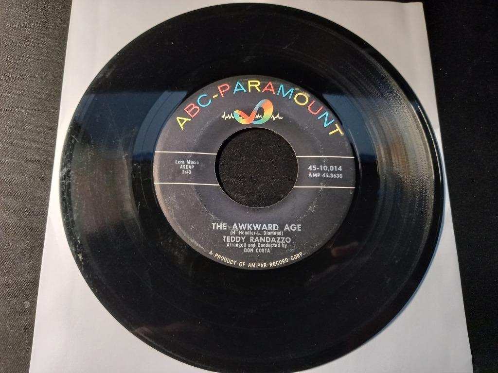 Teddy Randazzo ‎– The Awkward Age / Laughing On The Outside, Gebruikt, 7 inch, Single, Ophalen of Verzenden