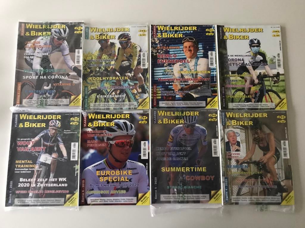 Cycliste et motard flamand, Collections, Enlèvement ou Envoi, 1980 à nos jours, Journal ou Magazine