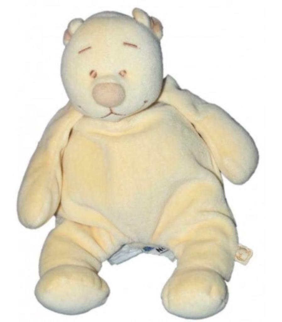 Zachte knuffel Noukies Tonton Beer beige 25 cm., Ophalen of Verzenden, Zo goed als nieuw, Beer