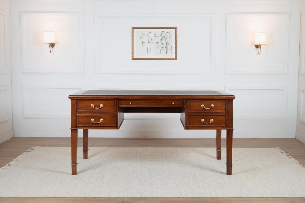 Klassiek Engels bureau 160x80 NIEUW (schrijftafel), Enlèvement ou Envoi, Neuf
