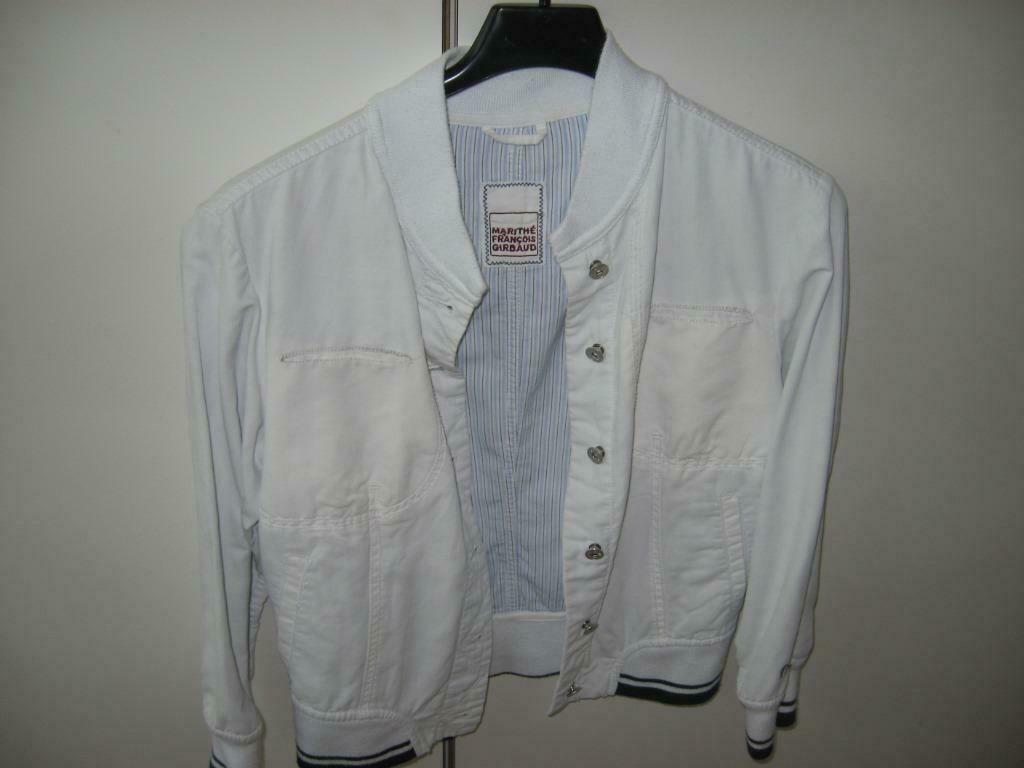 Marithé Girbaud blousonvestje, Neuf, Taille 38/40 (M), Enlèvement ou Envoi, Blanc