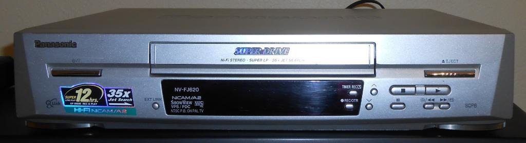 Videorecorder van Panasonic, Ophalen, Zo goed als nieuw, VHS-speler of -recorder