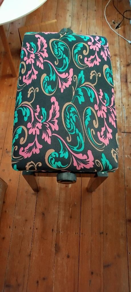 Piano kruk Stool-Bench Adjustable NOG STEEDS BESCHIKBAAR!, Ophalen, Gebruikt, Zwart, Piano