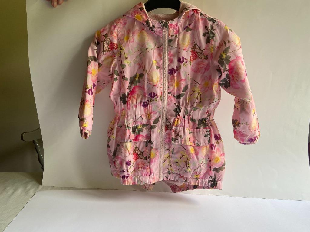 Regenjasje met bloemenprint M:3j., Kinderen en Baby's, Kinderkleding | Maat 98, Gebruikt, Meisje, Ophalen of Verzenden, Jas